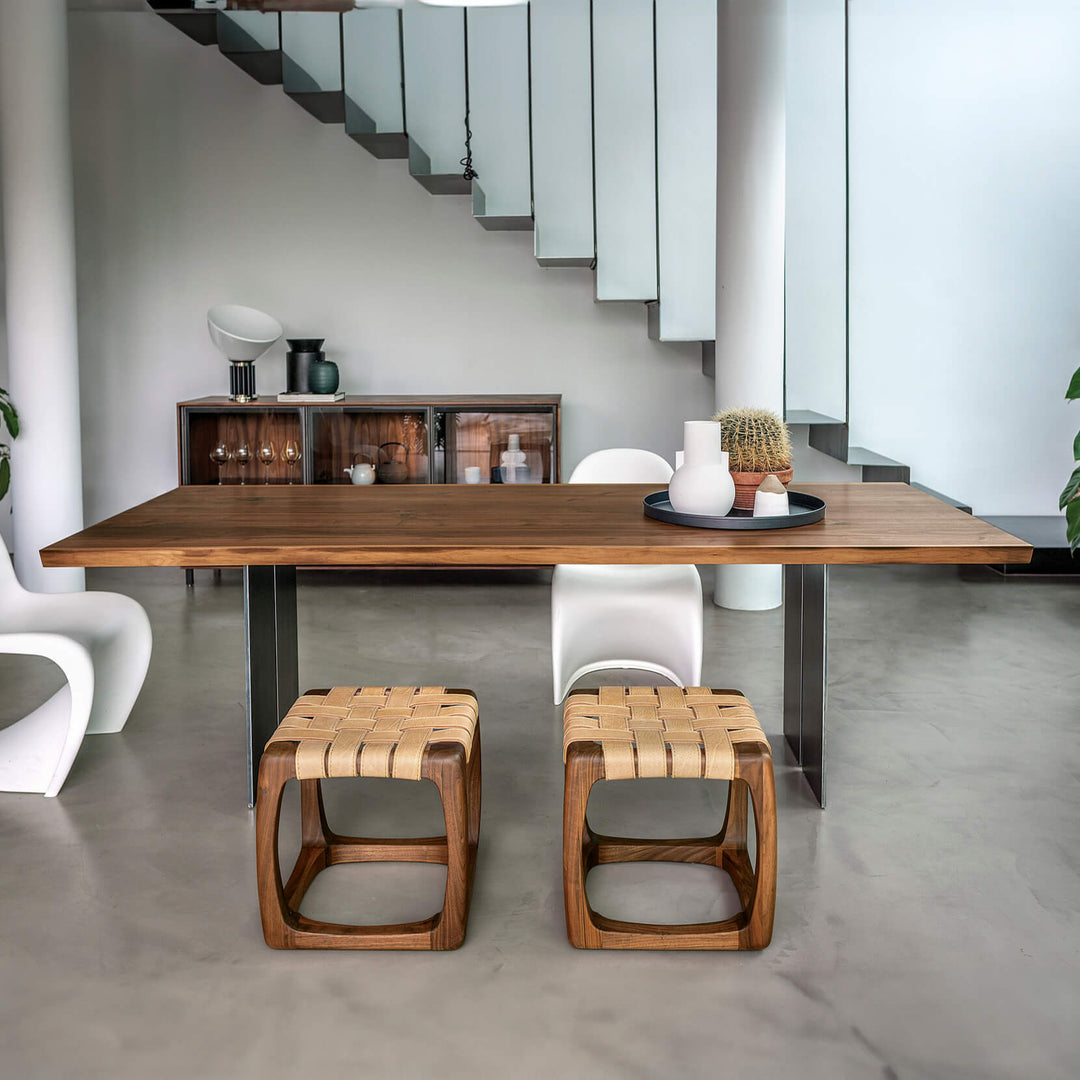 Natura Natural Sides Table Fixed Tables Riva 1920