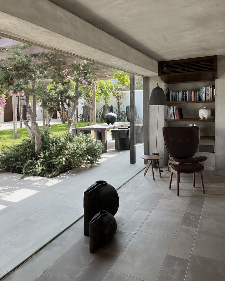 Offset Vase, Big - Dark Grey Vases 101 Copenhagen   