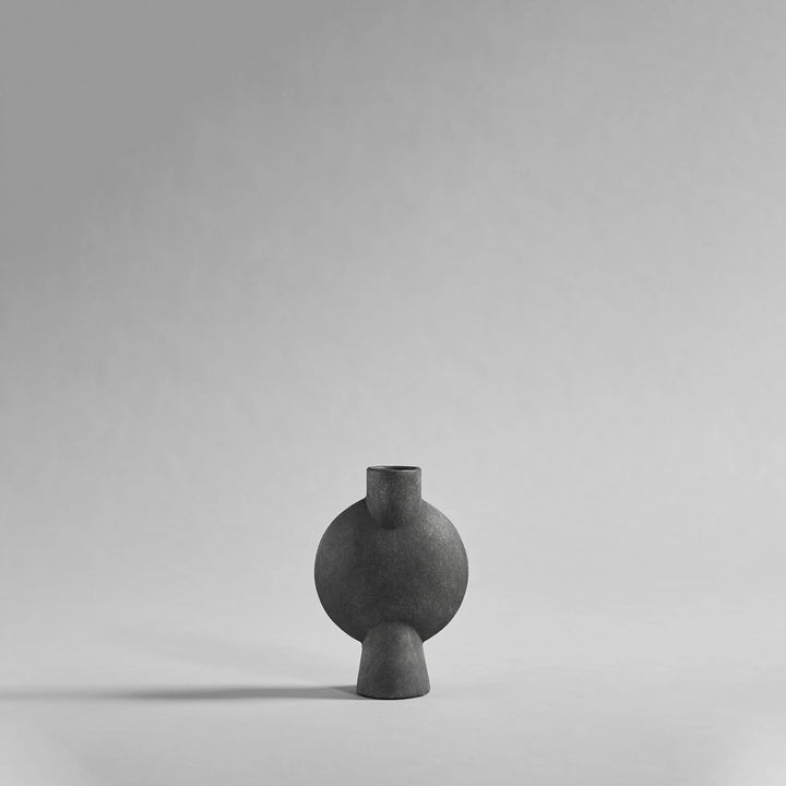 Sphere Vase Bubl, Mini - Dark Grey Vases 101 Copenhagen   