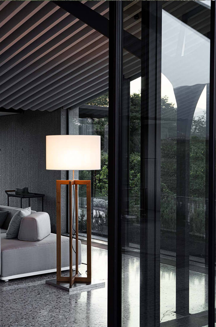 Ludo Candle Floor Lamp Vertigo Teak Floor Lamps Atmosphera