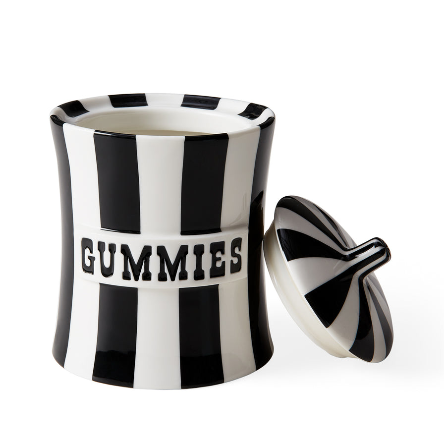 Vice Gummies Canister Jonathan Adler Black