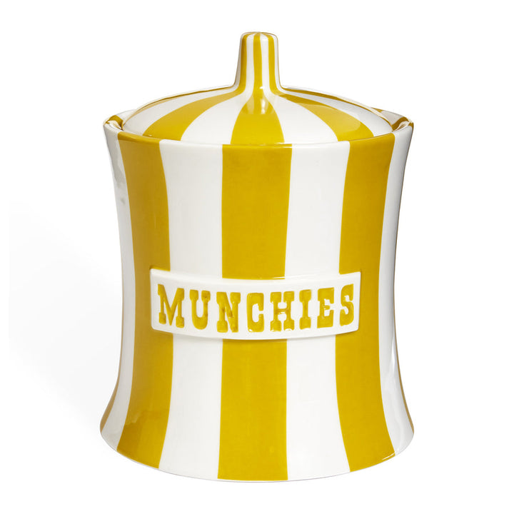 Vice Munchies Canister Jonathan Adler Yellow