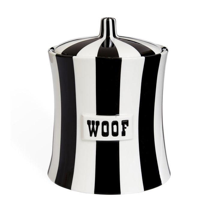 Vice Woof Canister Jonathan Adler Black and White