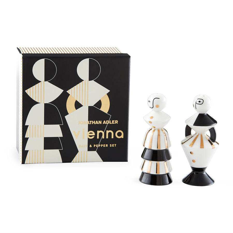 Vienna Salt & Pepper Set Jonathan Adler