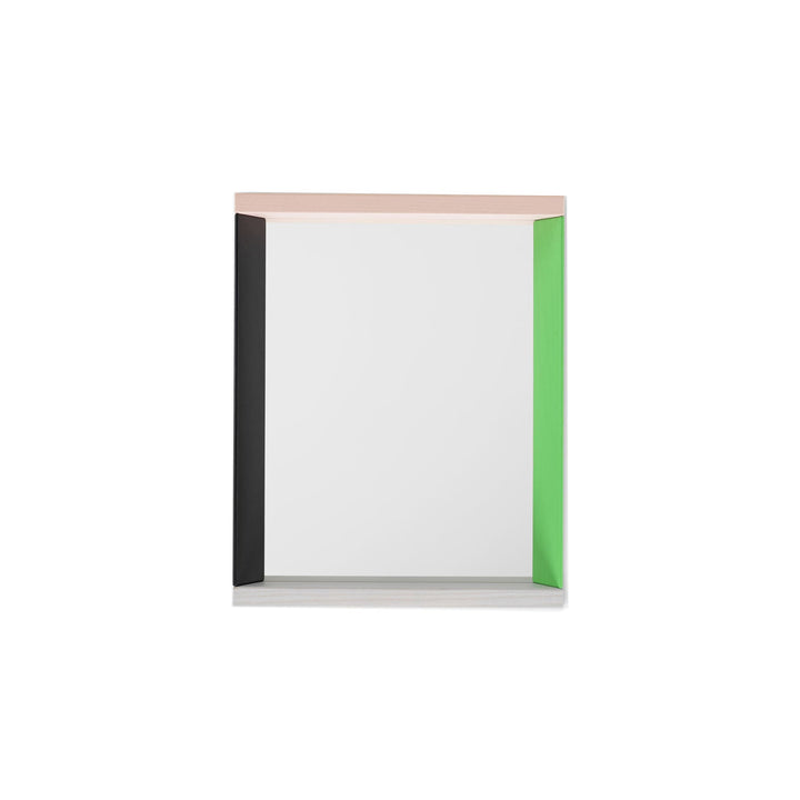 Colour Frame Mirror Mirrors Vitra Green / Pink Small: 15.25 in W x 19 in H