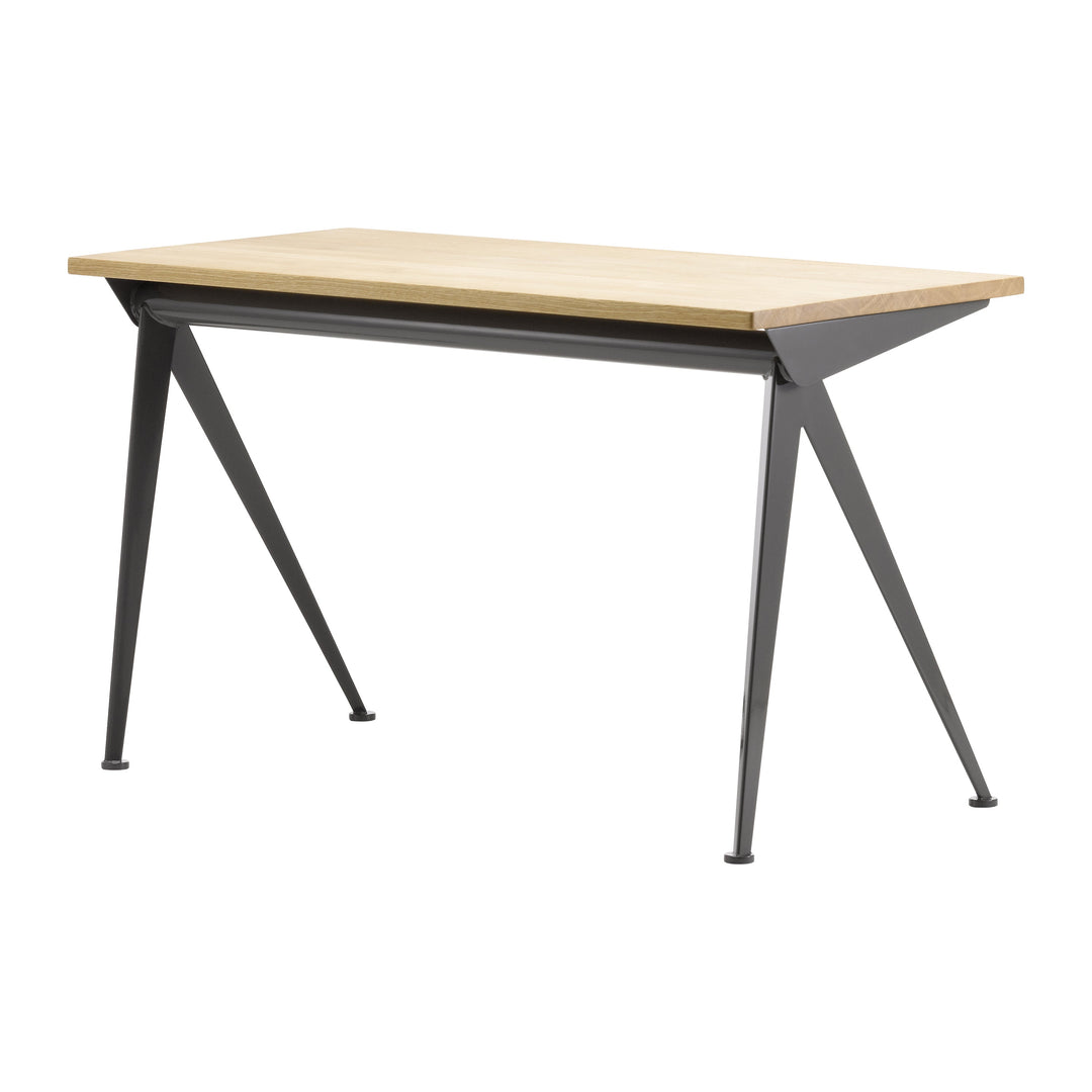 Compas Direction Desk Desks Vitra Natural Oak Black
