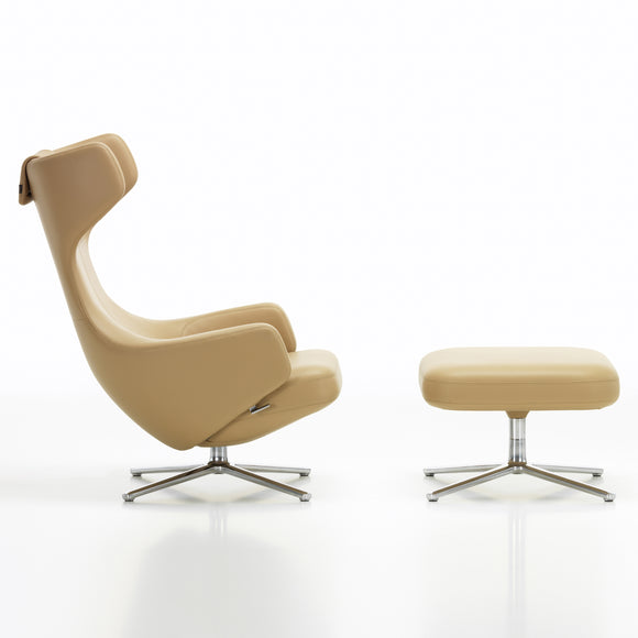 Grand Repos Lounge Chair and Ottoman Vitra