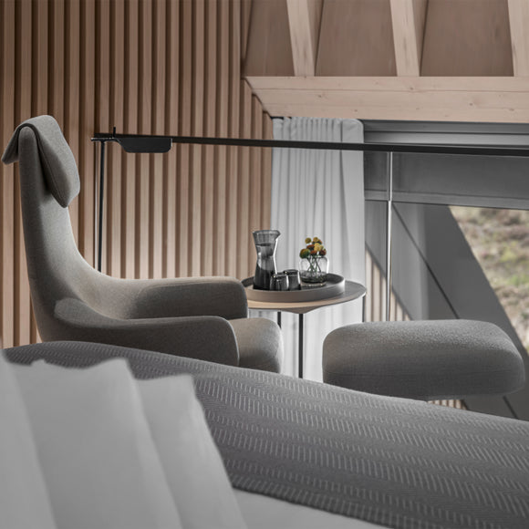 Grand Repos Lounge Chair and Ottoman Vitra
