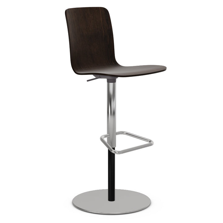 HAL Ply Barstool Furniture Vitra Dark Oak