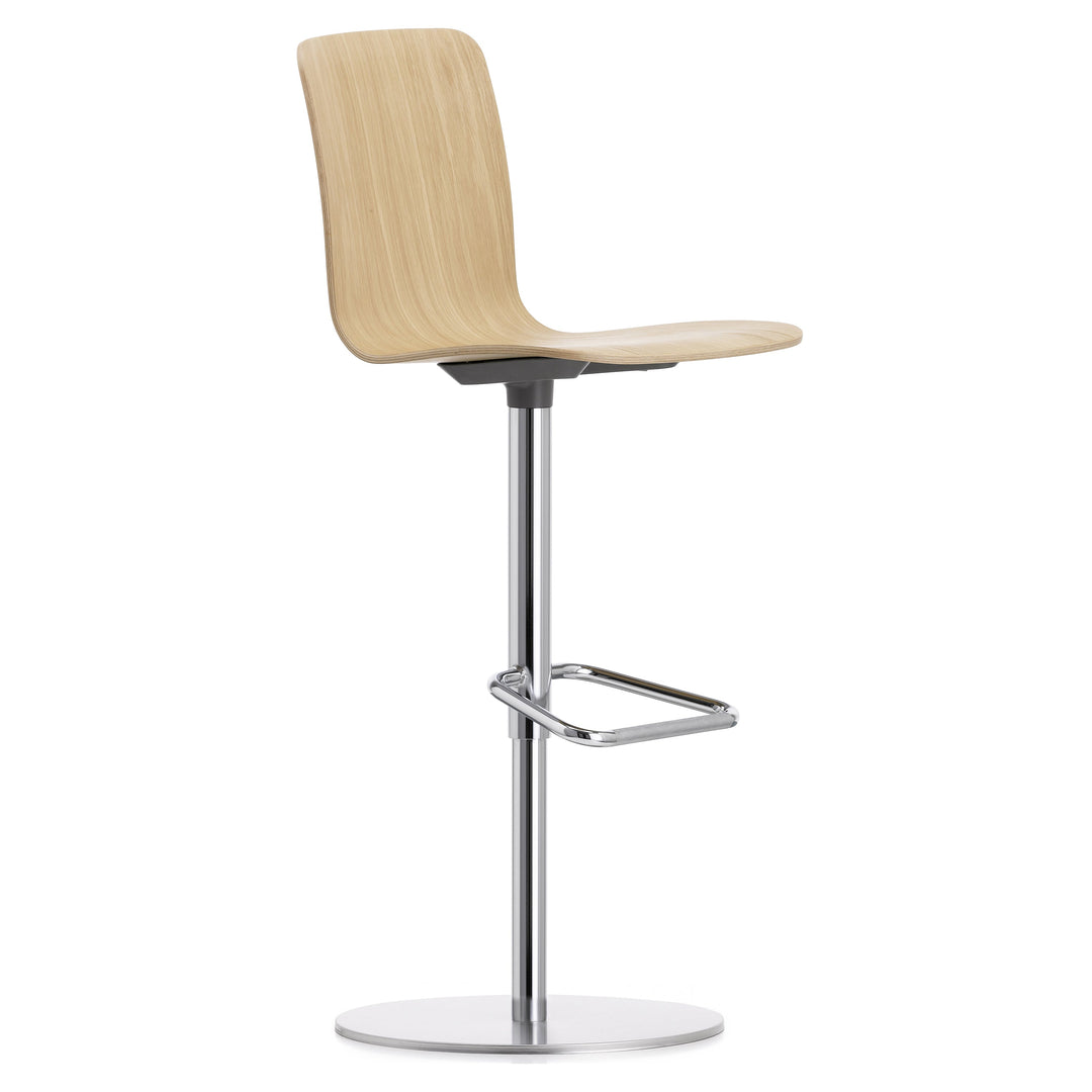 HAL Ply Barstool Furniture Vitra Light Oak