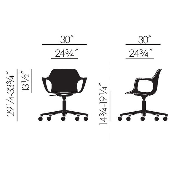 HAL Studio Armchair Chairs Vitra