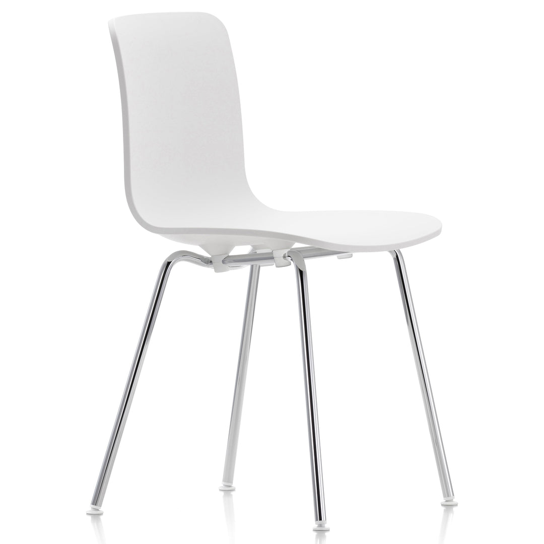 HAL Tube Side Chair Chairs Vitra White Basic Dark