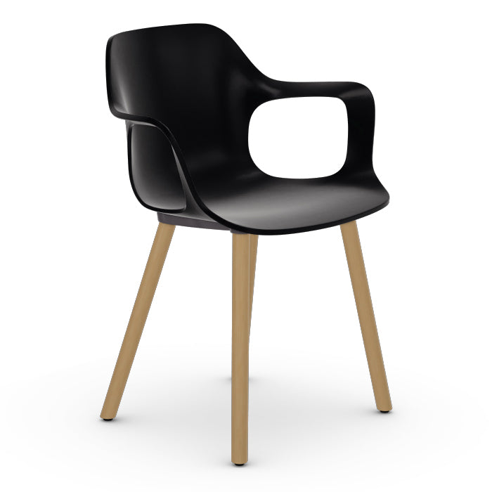 HAL Wood Armchair Chairs Vitra Basic Dark Light Oak