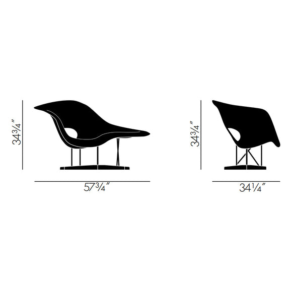 La Chaise Lounge Chair Chaise Longues Vitra