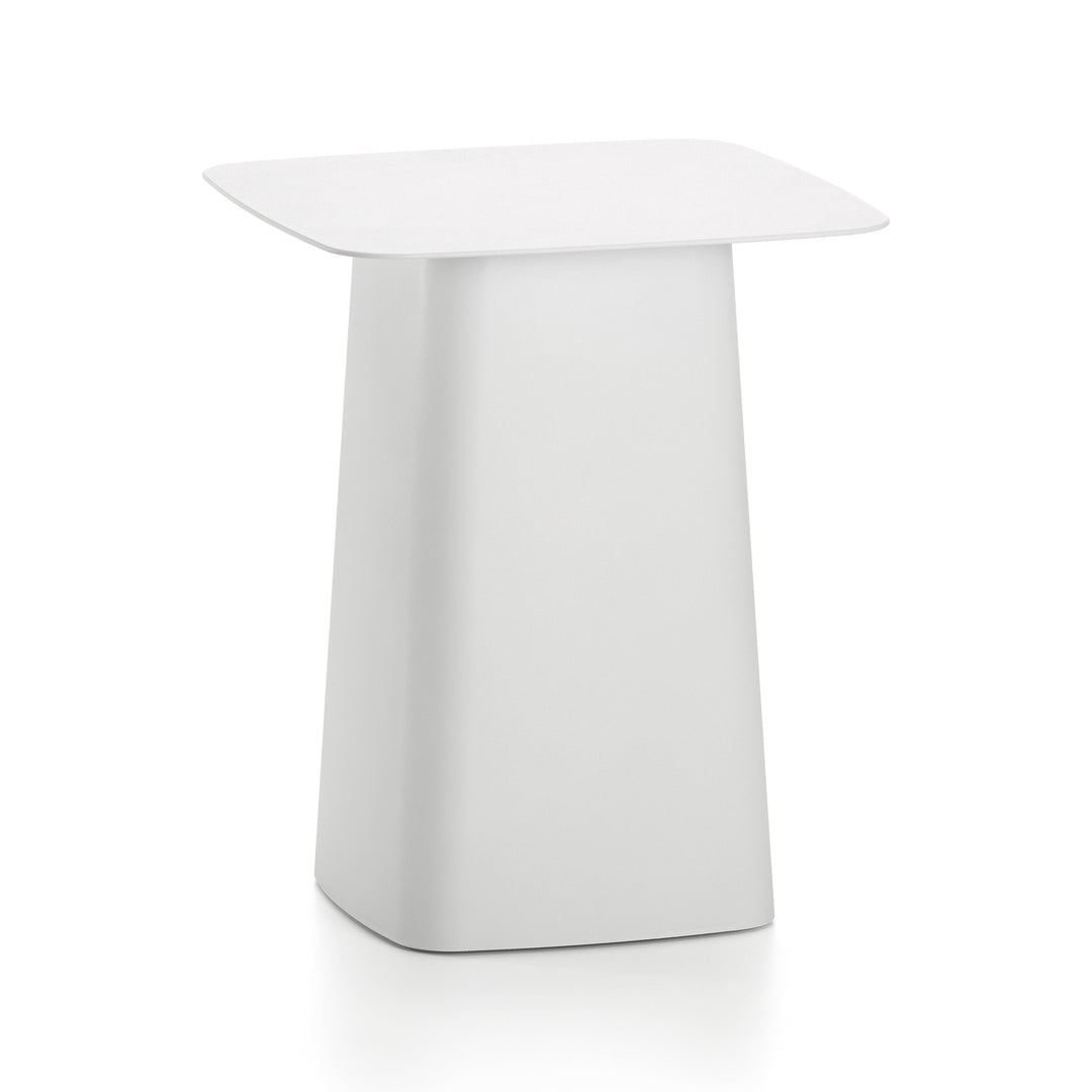 Metal Square Outdoor Side Table Outdoor Tables Vitra Soft Light Small: 12.5 in width
