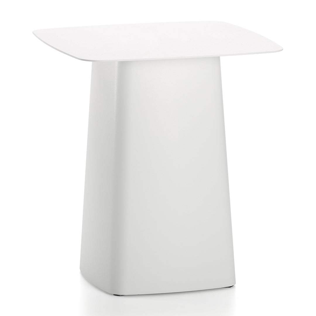 Metal Square Outdoor Side Table Outdoor Tables Vitra Soft Light Medium: 15.75 in width