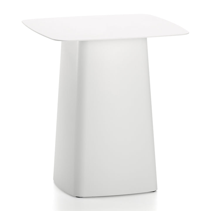 Metal Square Outdoor Side Table Outdoor Tables Vitra Soft Light Medium: 15.75 in width