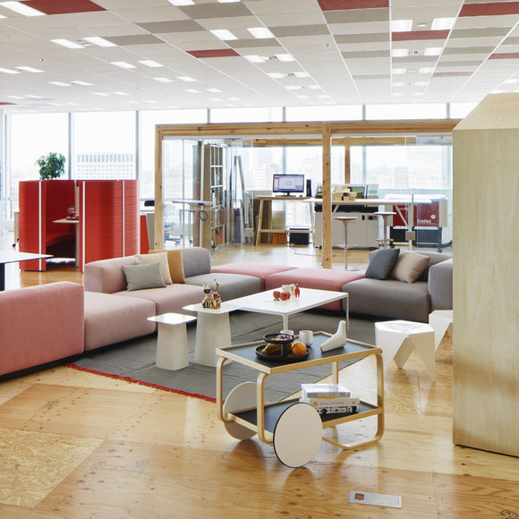 Metal Square Side Table Accent Tables Vitra