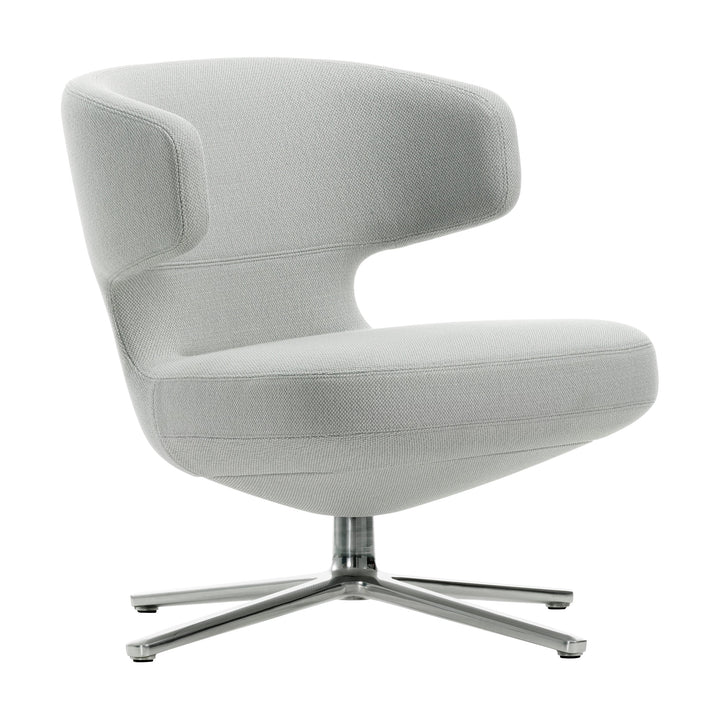Petit Repos Swivel Lounge Chair Chairs Vitra Dumet Pebble Melange