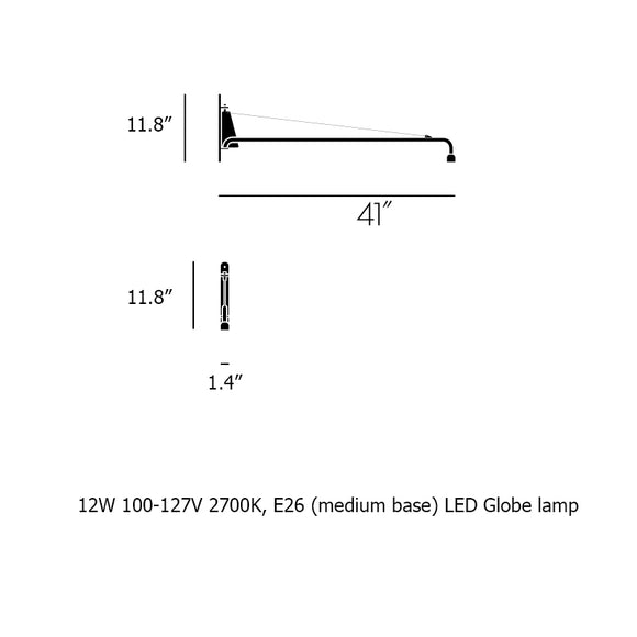 Petite Potence Wall Lamp Wall Light Fixtures Vitra