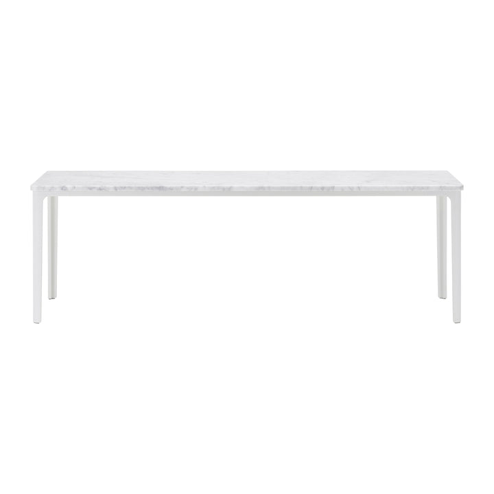 Plate Coffee Table Tables Vitra Carrara Marble / White Large: 44.5 in W x 16.25 in D