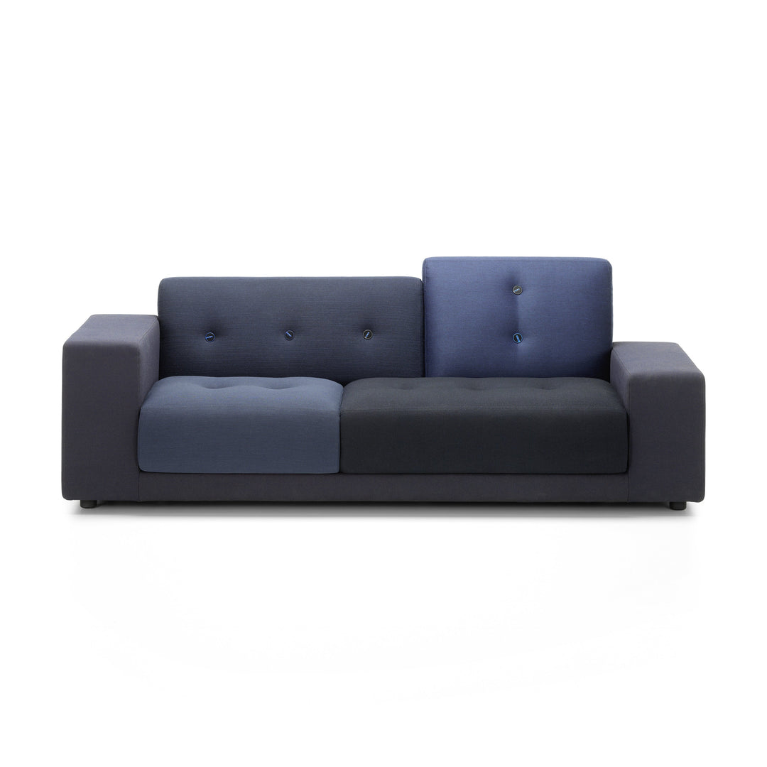 Polder Compact Sofa Sofas Vitra The Antarctic Blues Low Armrest Right