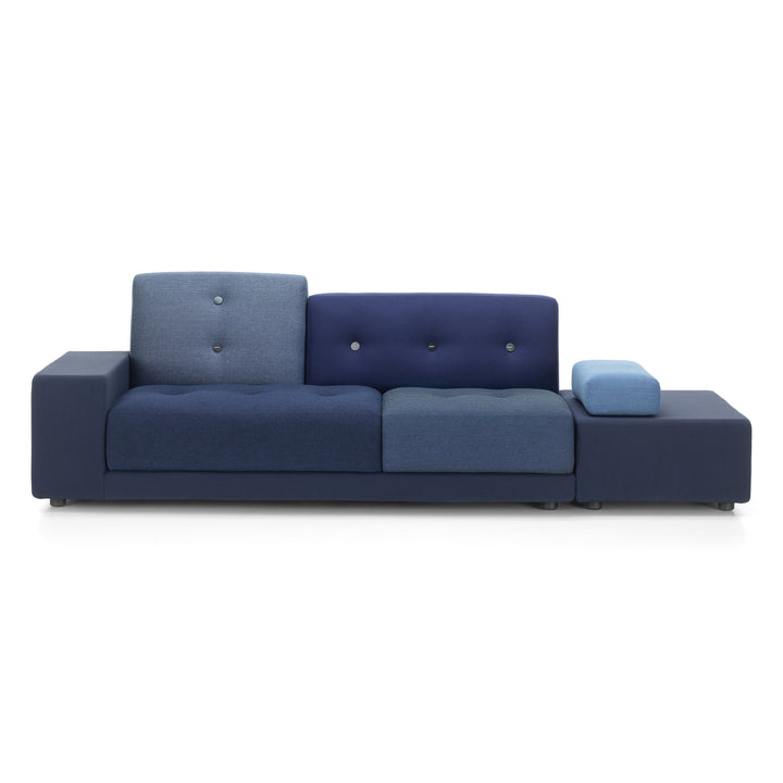 Polder Sofa Sofas Vitra The Antarctic Blues Low Armrest Left