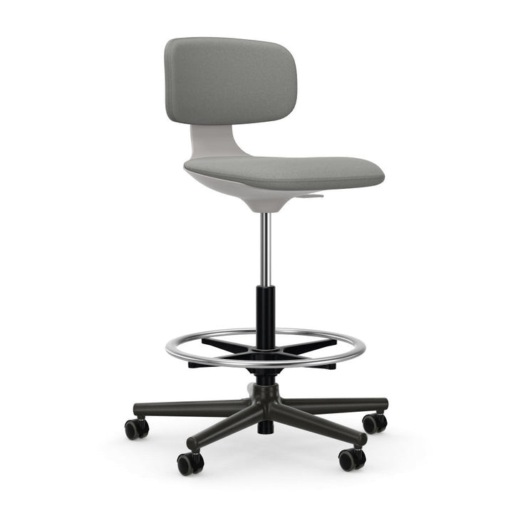 Rookie High Stool Chairs Vitra Plano Cream White / Sierra Grey