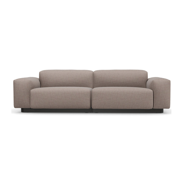 Soft Modular 2-Seater Sofa Sofas Vitra Savana Mauve Melange Low: 20.25 in height