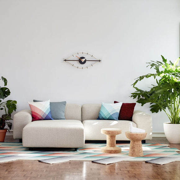 Soft Modular 2-Seater Sofa with Ottoman Sofas Vitra