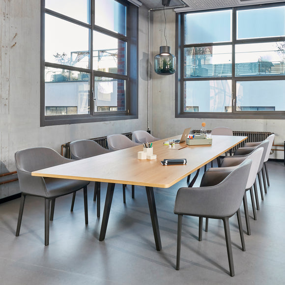 Softshell Chair with Four-legged Base Chairs Vitra