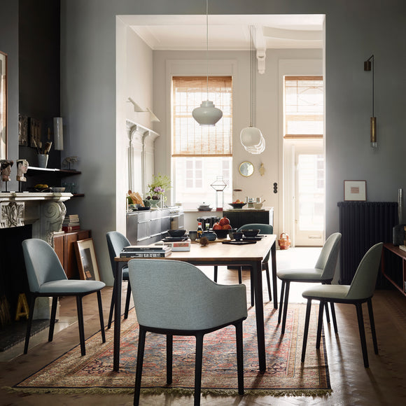 Softshell Chair with Four-legged Base Chairs Vitra