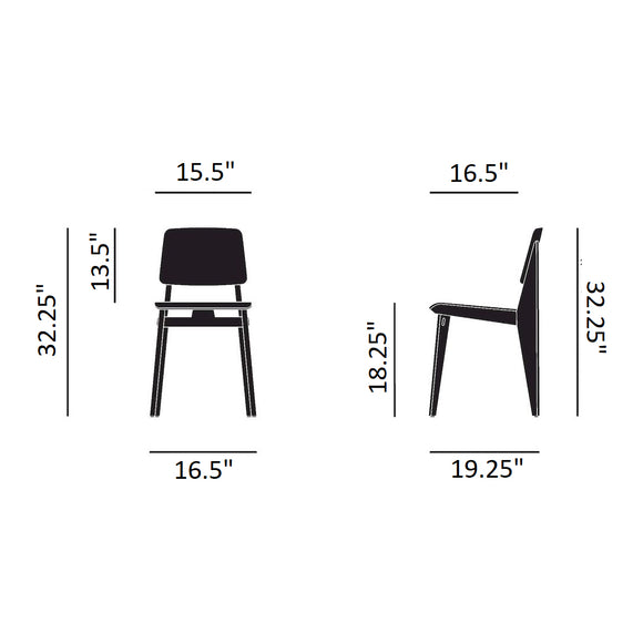 Standard Prouvé Chair - Italian Luxury Interiors
