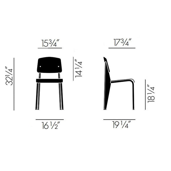 Standard SP Side Chair Chairs Vitra