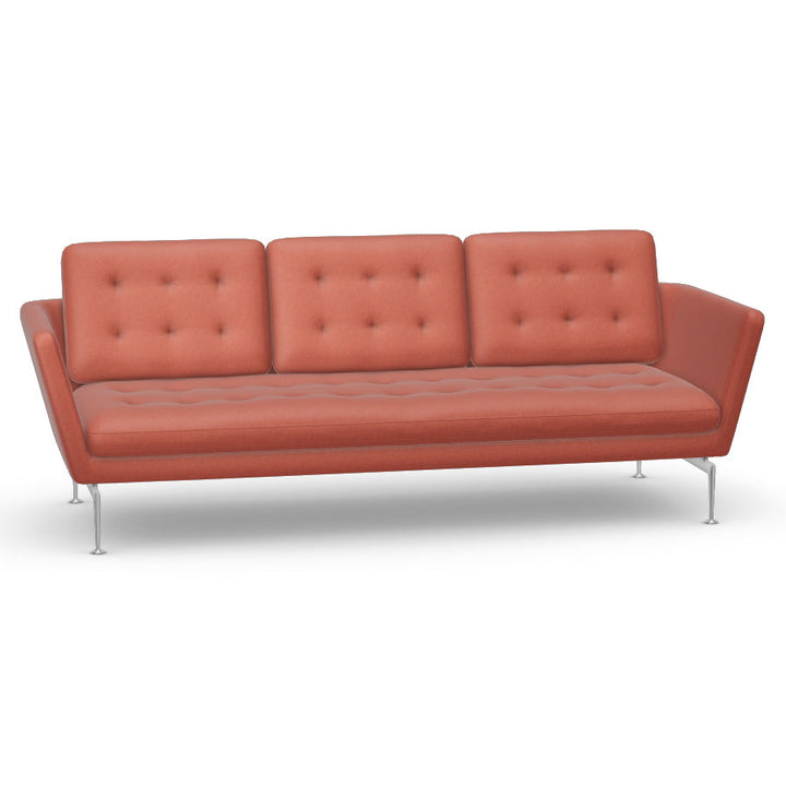 Suita 3-Seater Sofa with Tufted Cushions Sofas Vitra Cosy 2 Rusty Orange Polished Aluminum Sofa Only