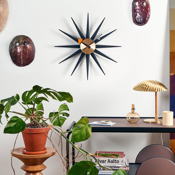 Sunburst Wall Clock Wall Clocks Vitra
