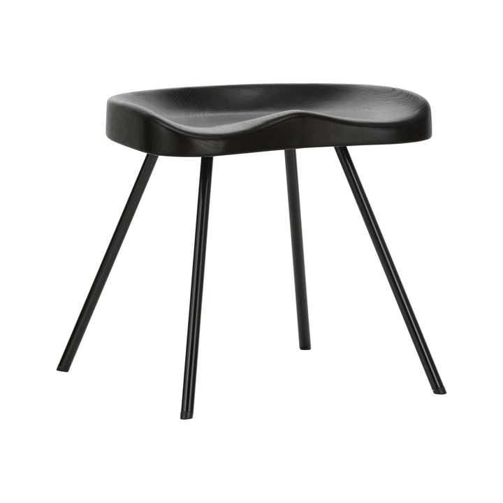 Tabouret 307 Stool Table & Bar Stools Vitra Solid Dark Oak Deep Black