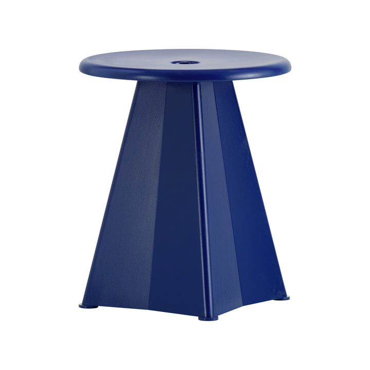 Tabouret Métallique Side Table Accent Tables Vitra Prouve Bleu Marcoule