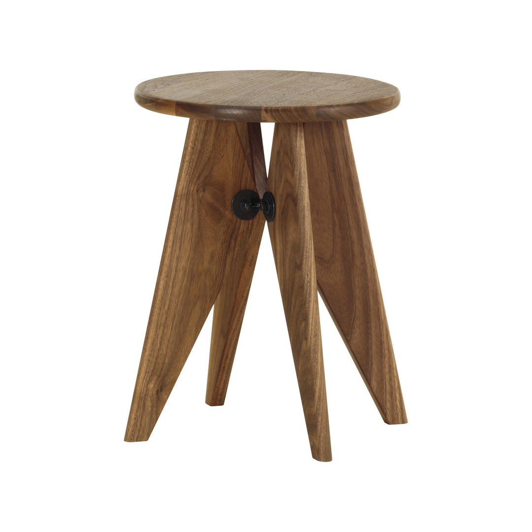 Tabouret Solvay Stool Table & Bar Stools Vitra American Walnut