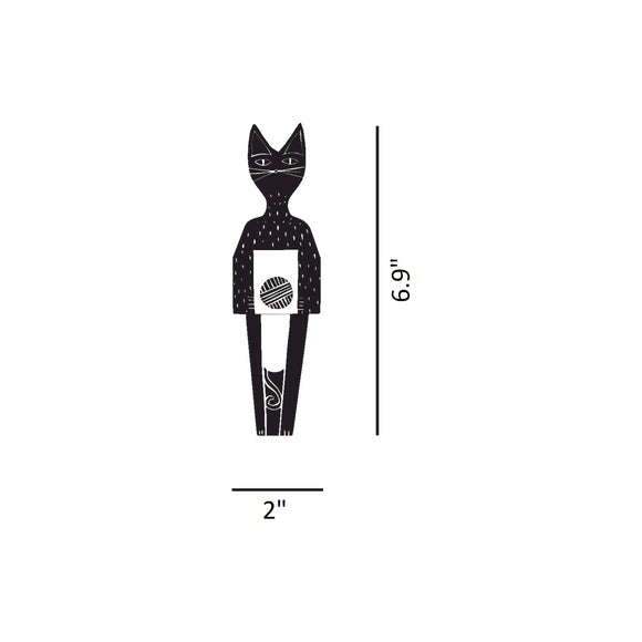 Wooden Doll Cat Figurines Vitra