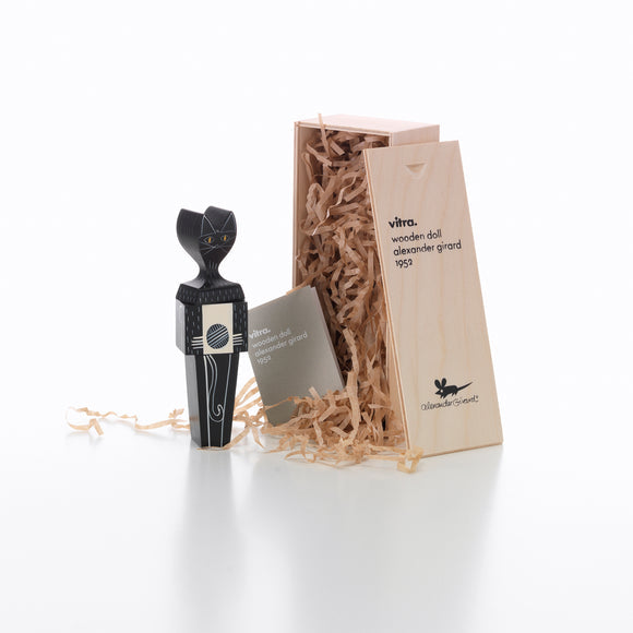 Wooden Doll Cat Figurines Vitra