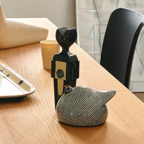 Wooden Doll Cat Figurines Vitra