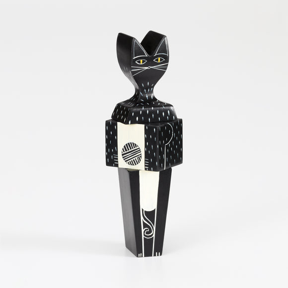 Wooden Doll Cat Figurines Vitra