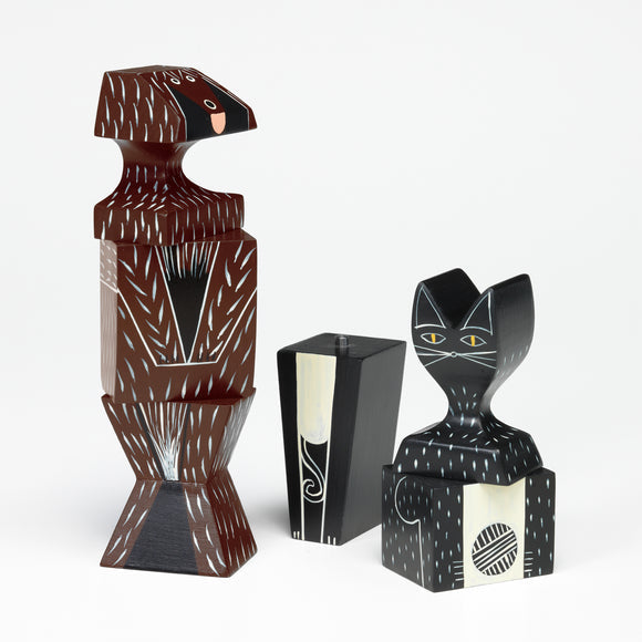 Wooden Doll Dog Figurines Vitra