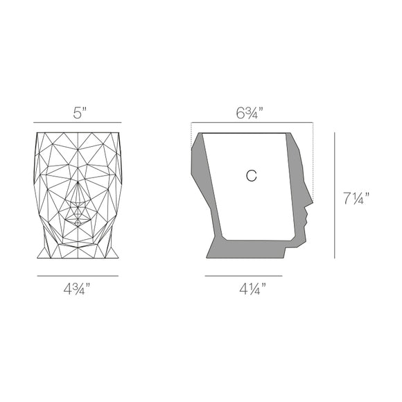 Adan Nano Planter Outdoor Vondom   