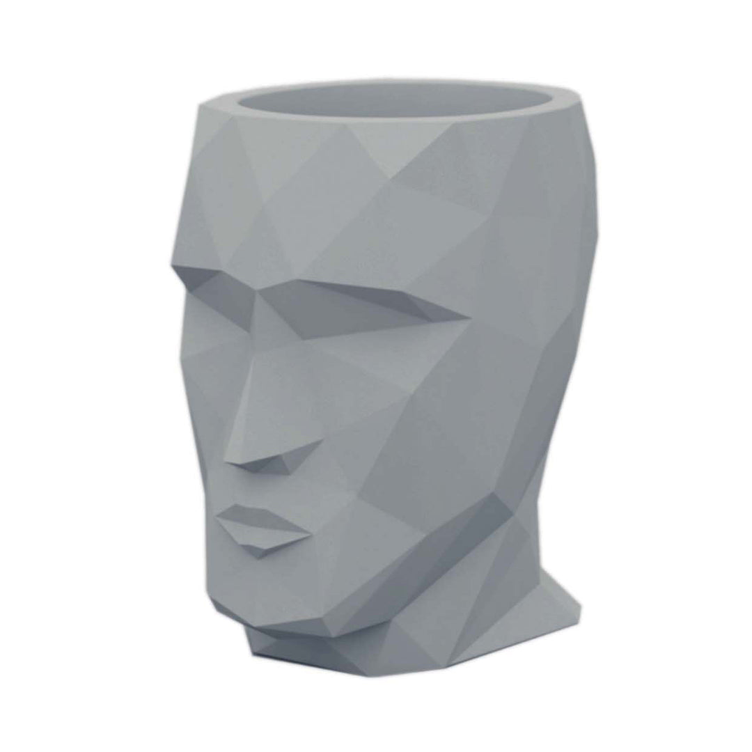 Adan Planter Outdoor Vondom Steel Large: 27.5 in width