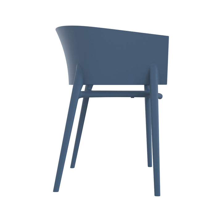 Africa Armchair (Set of 4) Outdoor Vondom Basic Navy