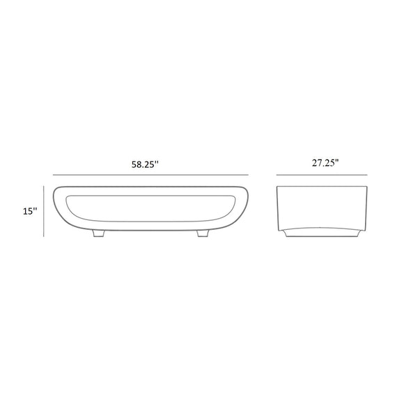 Bum Bum Coffee Table Outdoor Vondom