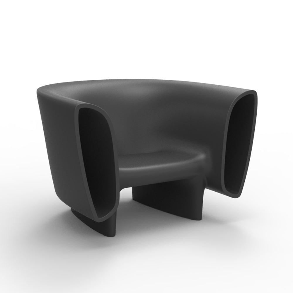 Bum Bum Lounge Chair Outdoor Vondom Basic Anthracite  