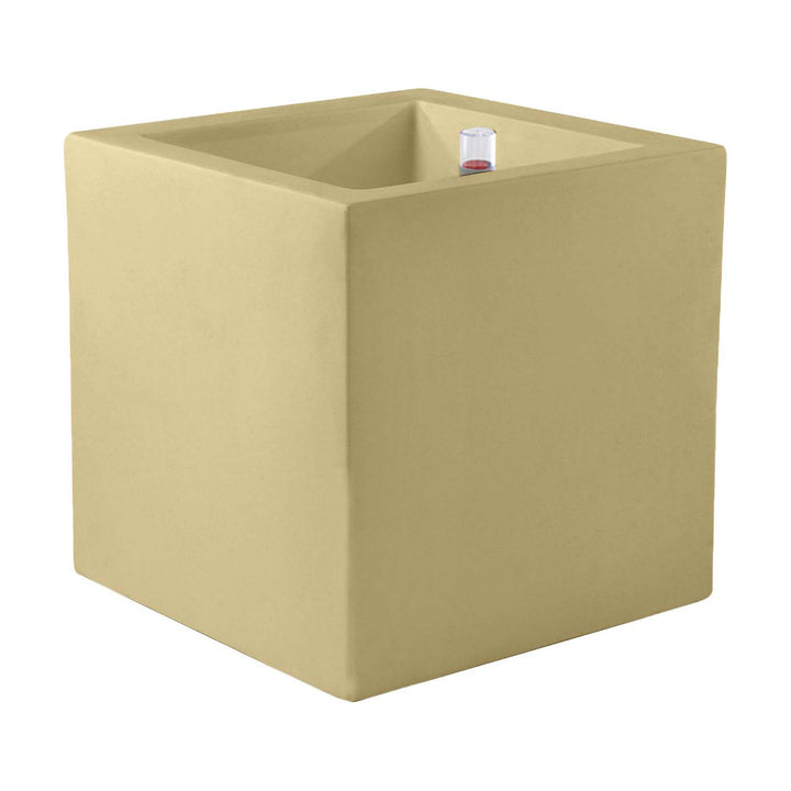 Cube Planter with Self-Watering System Outdoor Vondom Beige Low Small 